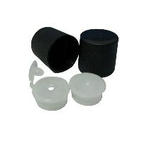 ribbed universal caps with bottle liner 24-415-YL-D24415-159B2